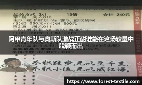 阿甲青年队与奥斯队激战正酣谁能在这场较量中脱颖而出