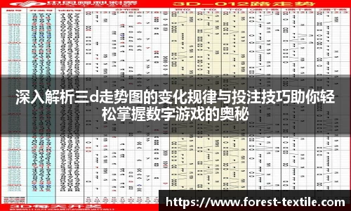 深入解析三d走势图的变化规律与投注技巧助你轻松掌握数字游戏的奥秘